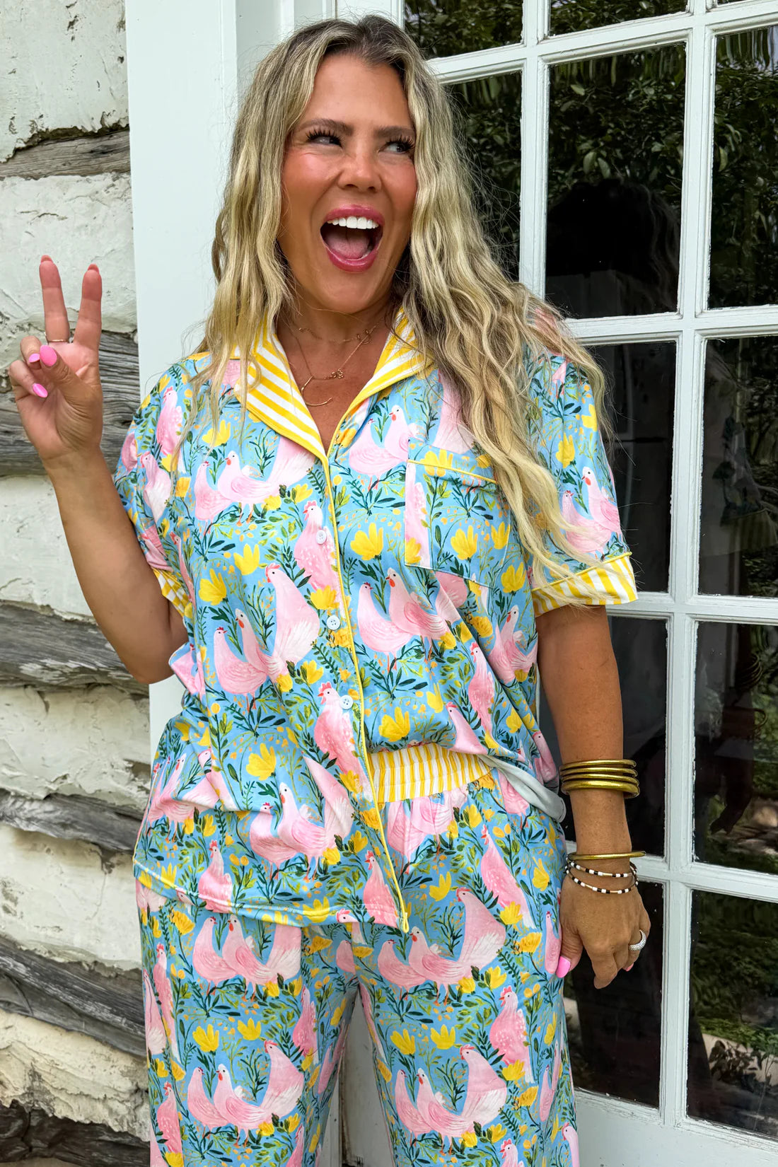 PREORDER- IN THE GARDEN LUXE PJ SETS