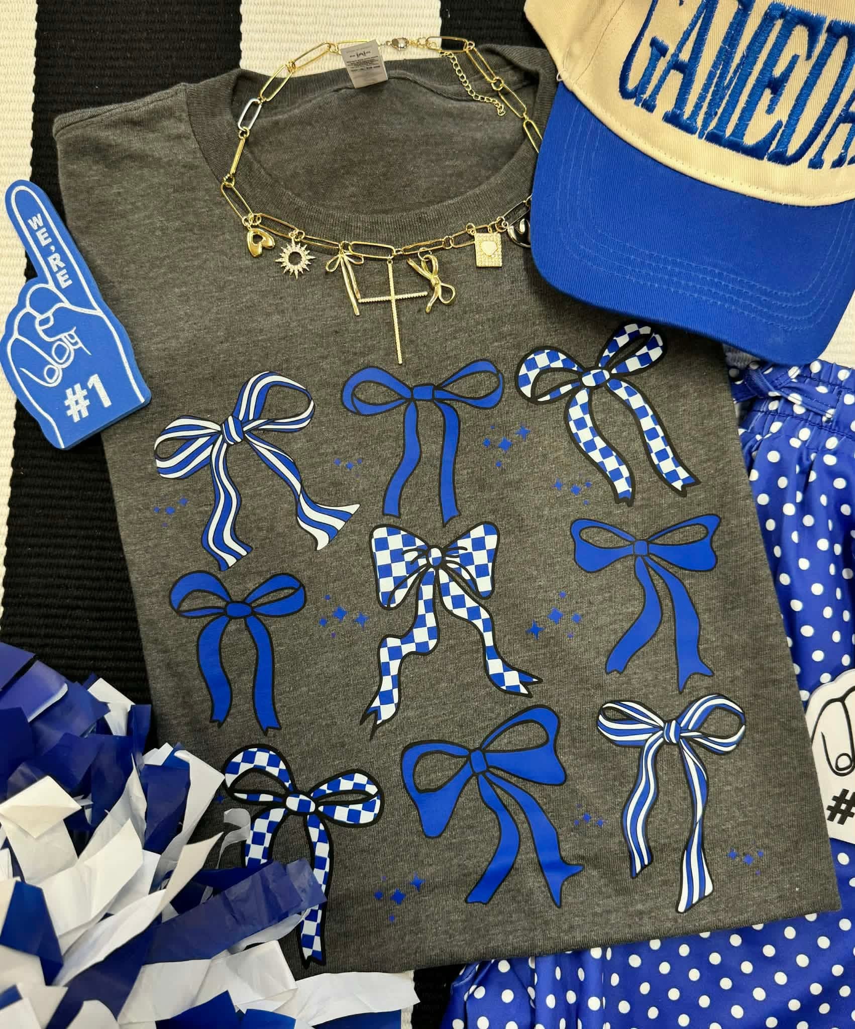 BLUE GAME DAY COLLECTION TEES