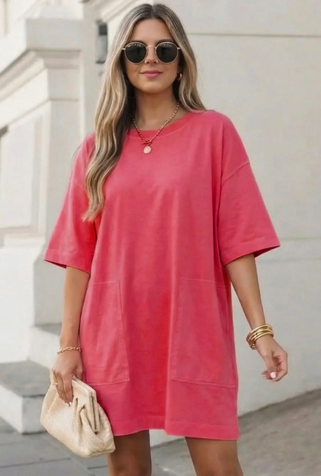 The Everyday Oversized Tee Dress