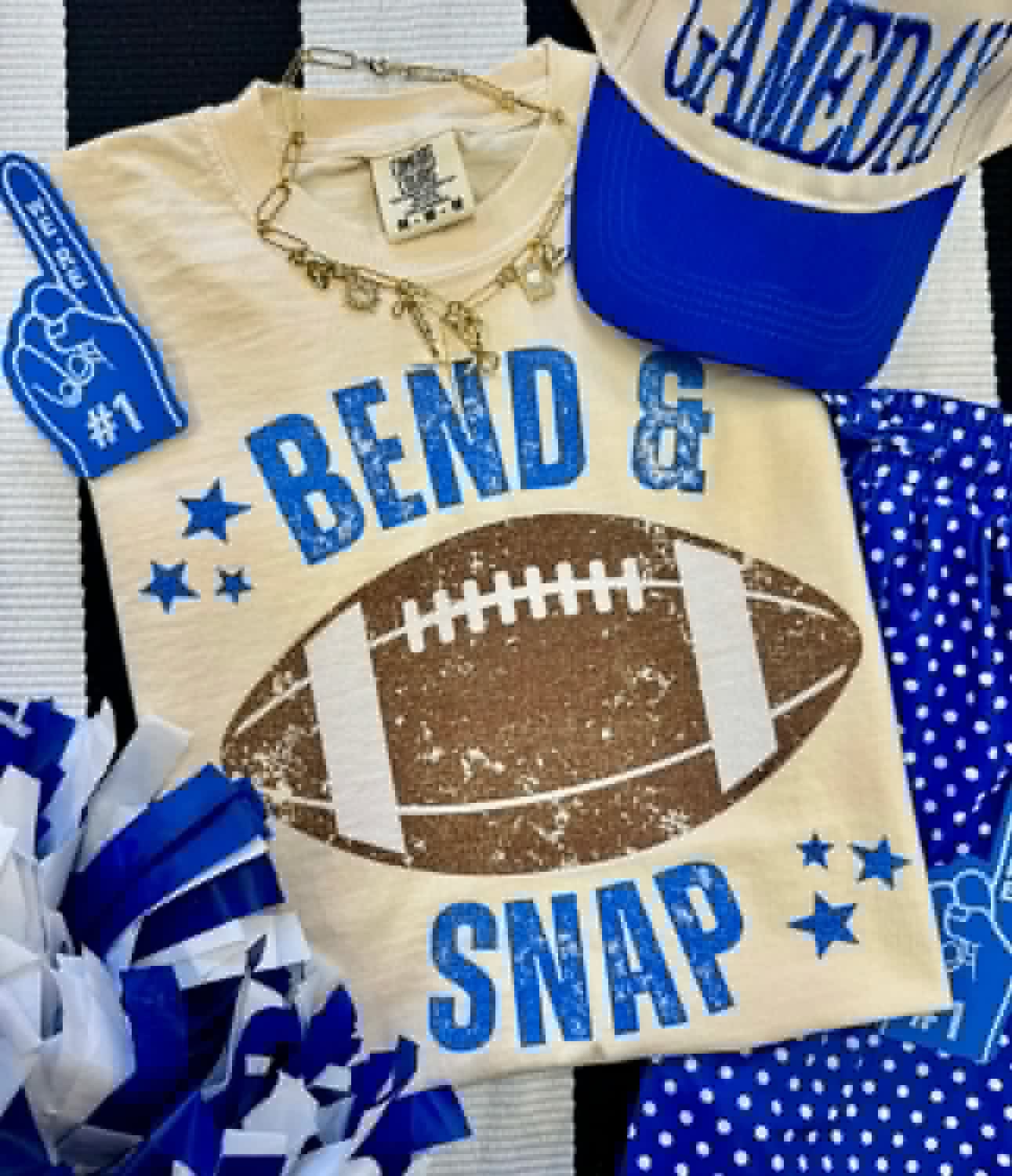 BLUE GAME DAY COLLECTION TEES