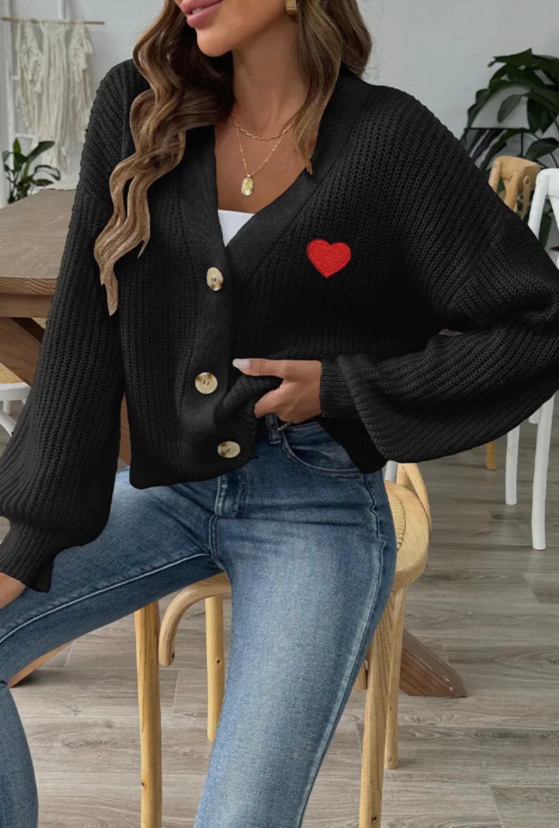 Sweetheart Button Cardigan - PRE-ORDER