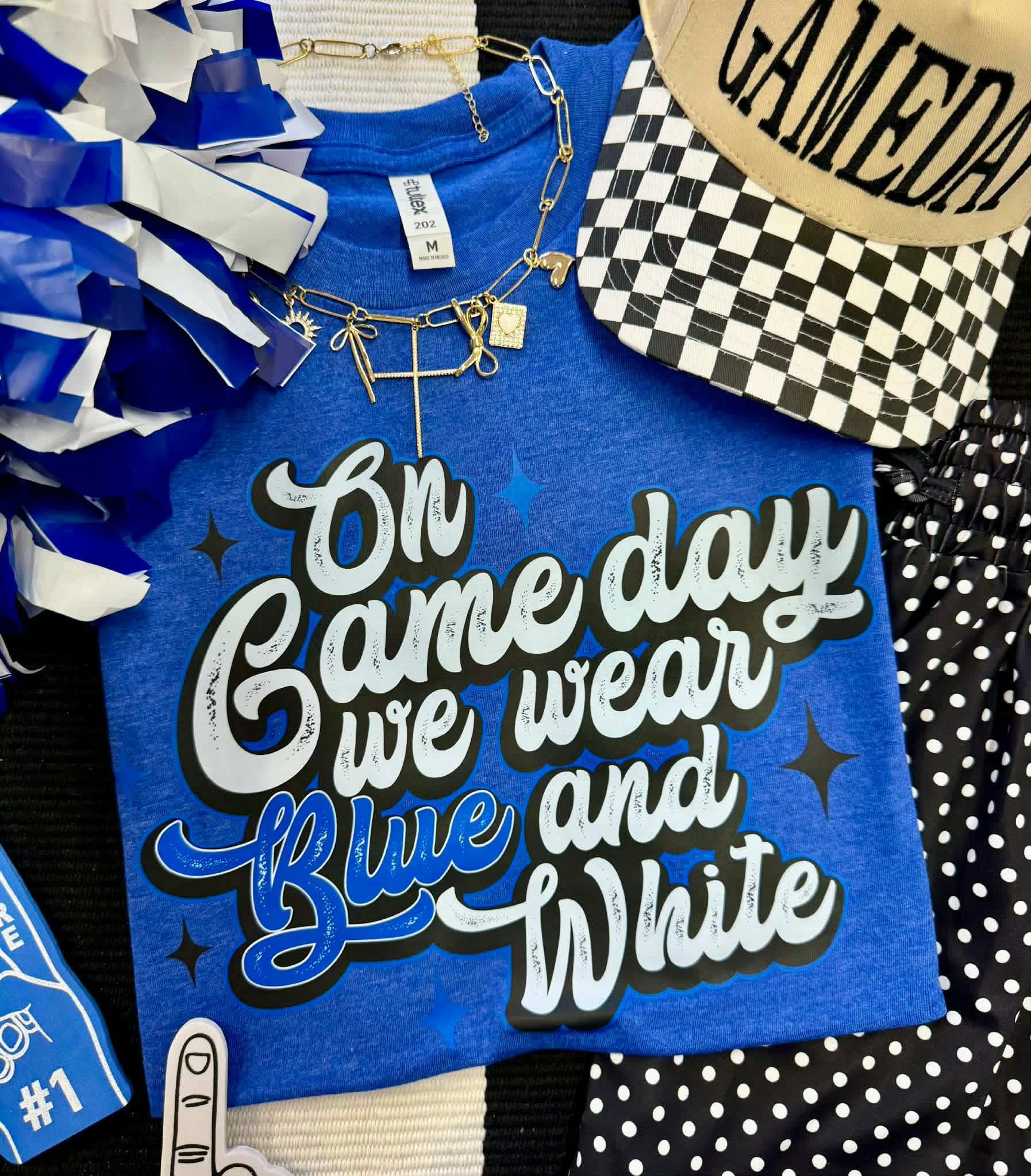 BLUE GAME DAY COLLECTION TEES
