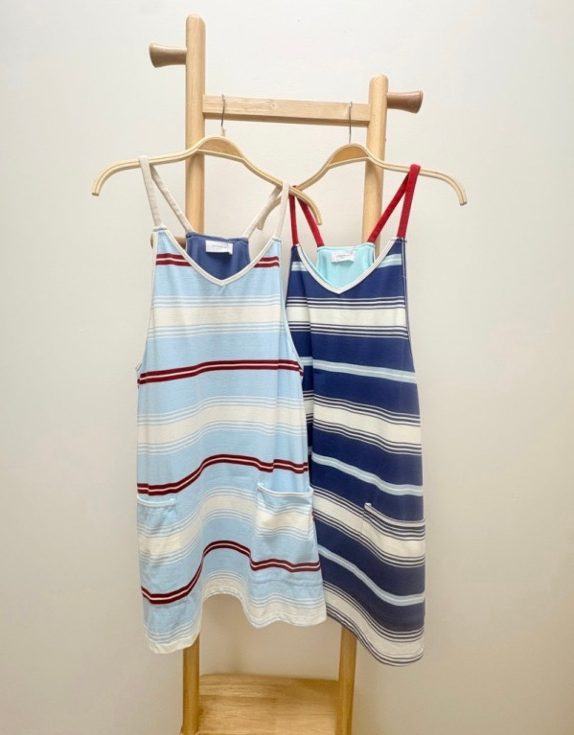 PRE-ORDER All American Stripe Romper Dress