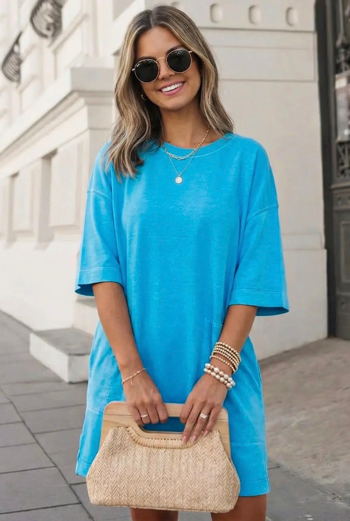 the craft oversized t shirt dress La Robe T-Shirt Graphique Craft
