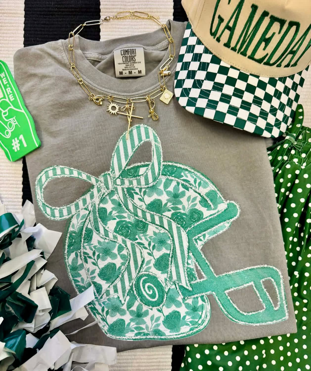 GREEN GAME DAY COLLECTION TEES