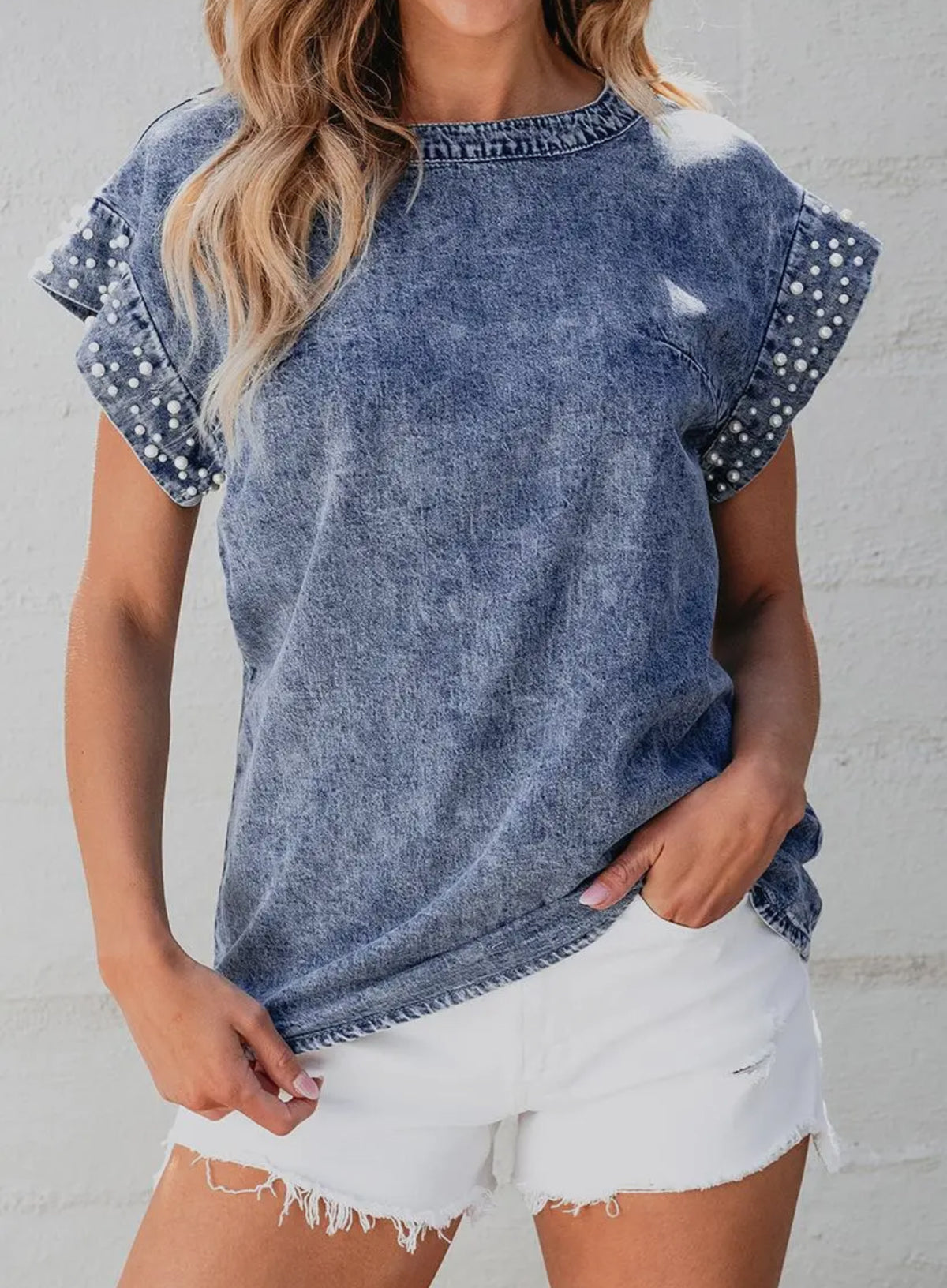 Pearls & Diamonds Patchwork Top