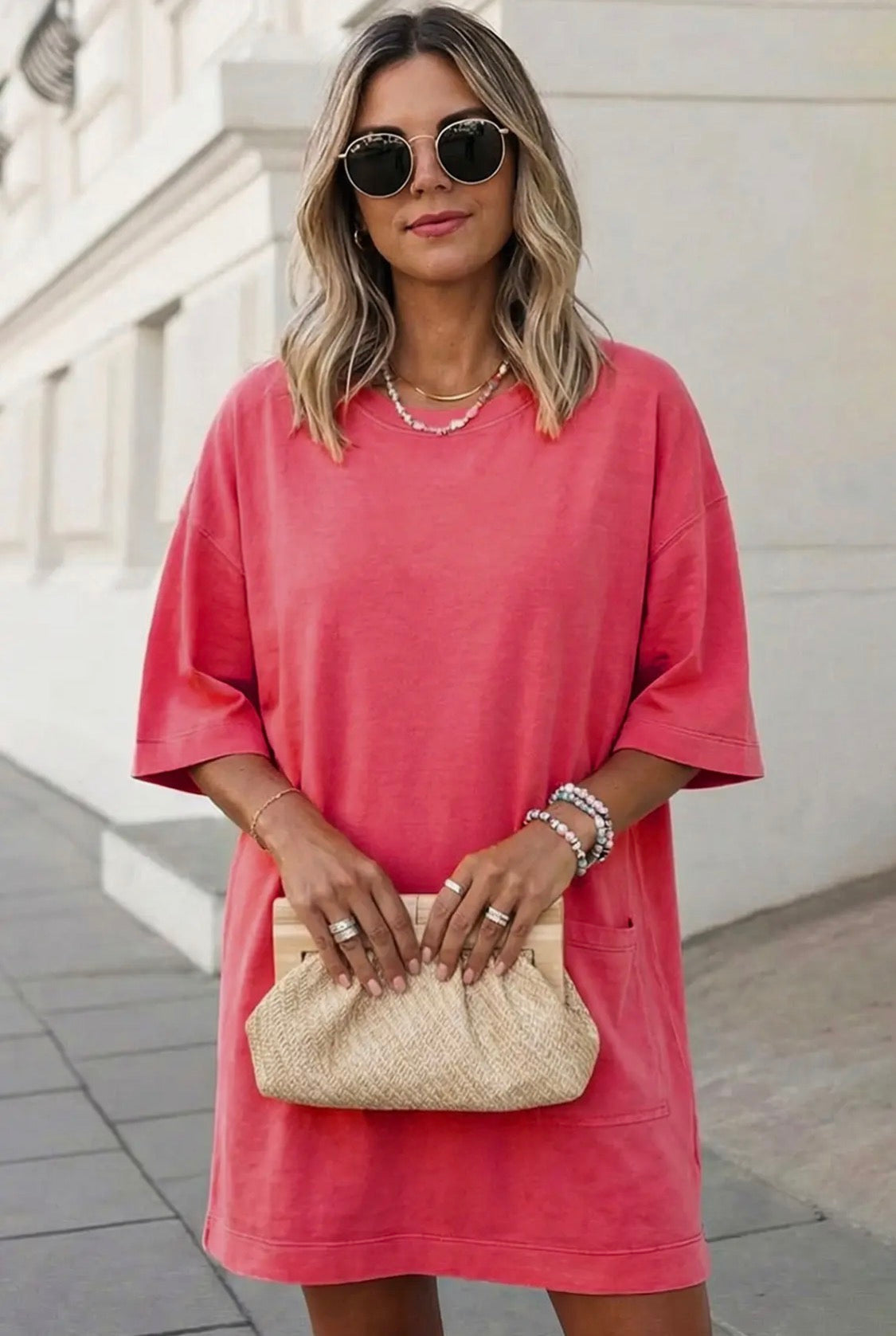 The Everyday Oversized Tee Dress