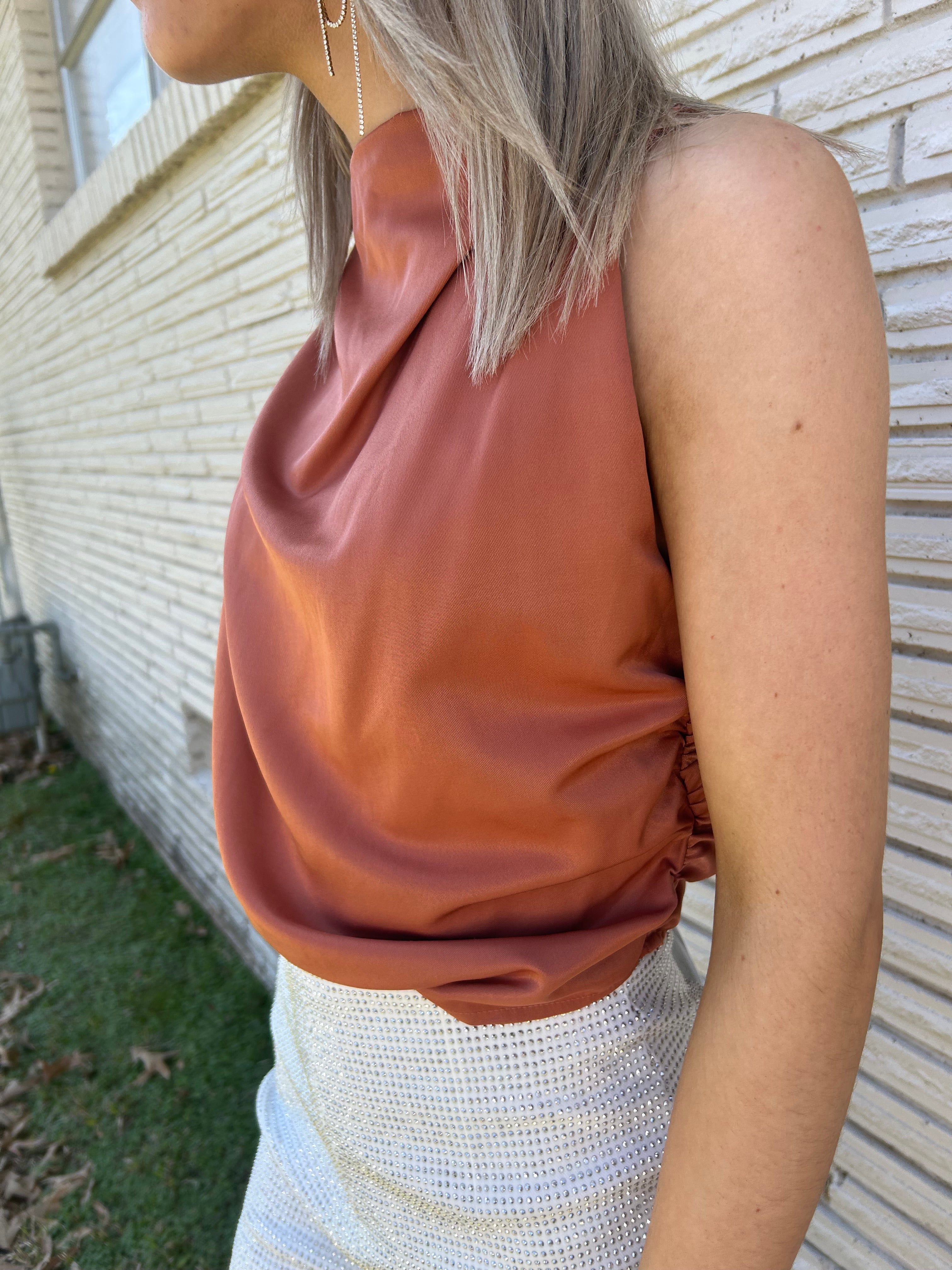 SPICY LIFE DRAPED TOP