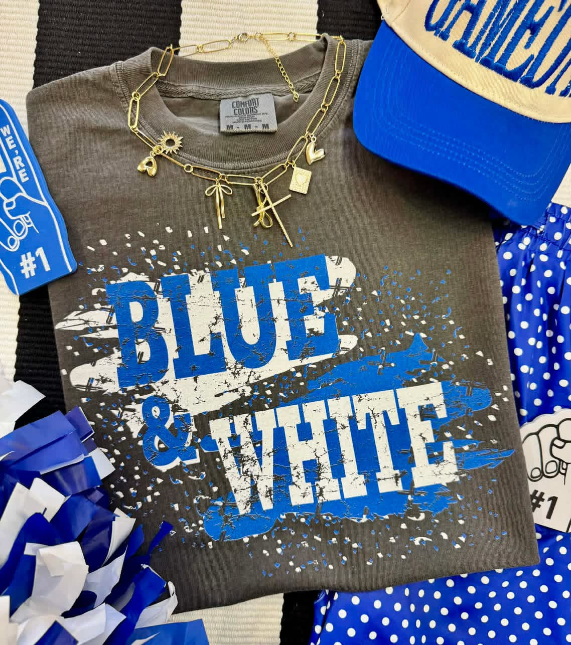 BLUE GAME DAY COLLECTION TEES