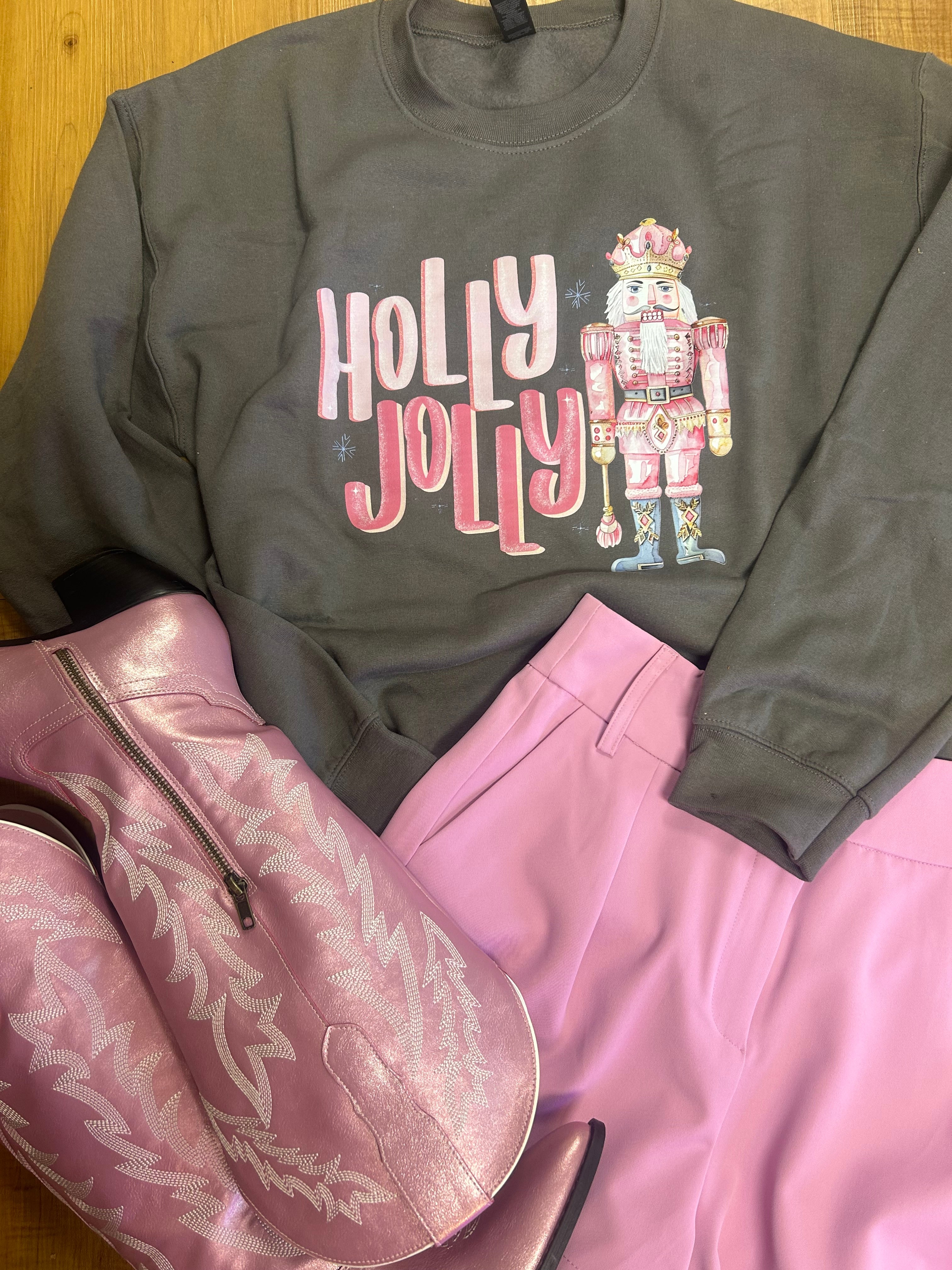 HOLLY JOLLY NUTCRACKER SWEATSHIRT