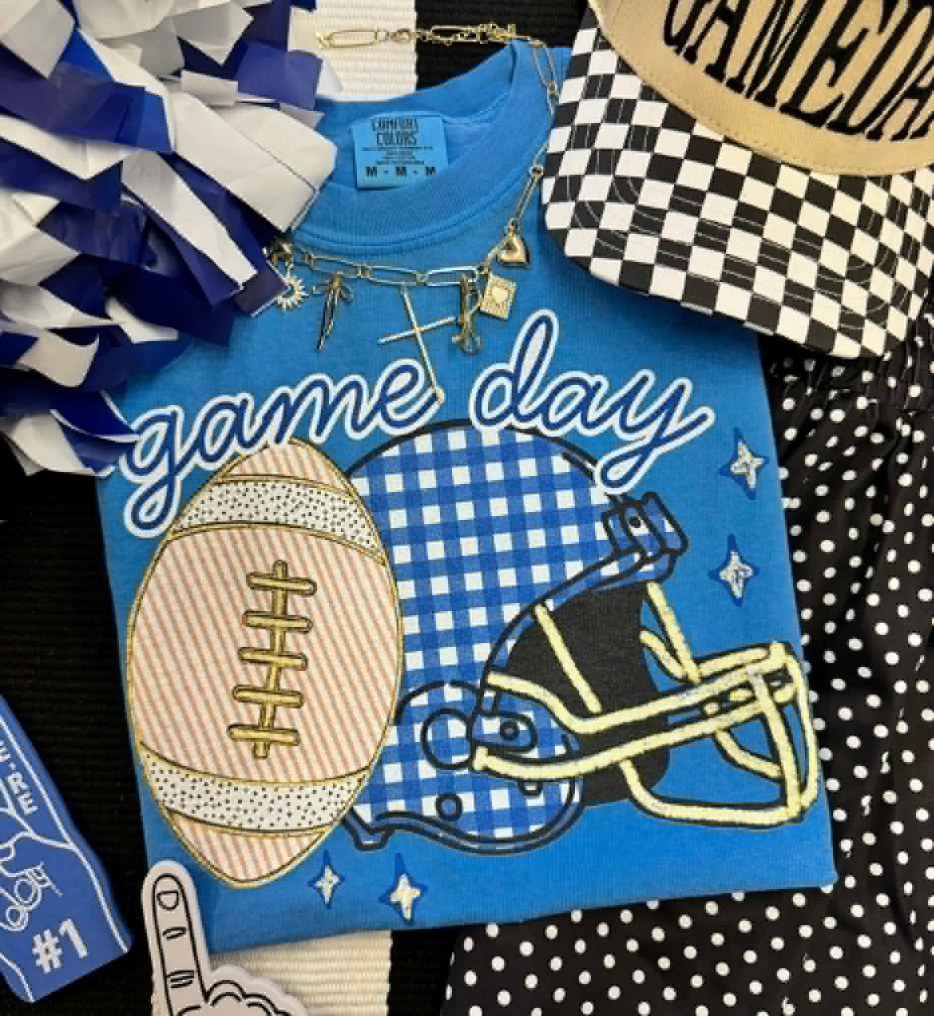 BLUE GAME DAY COLLECTION TEES