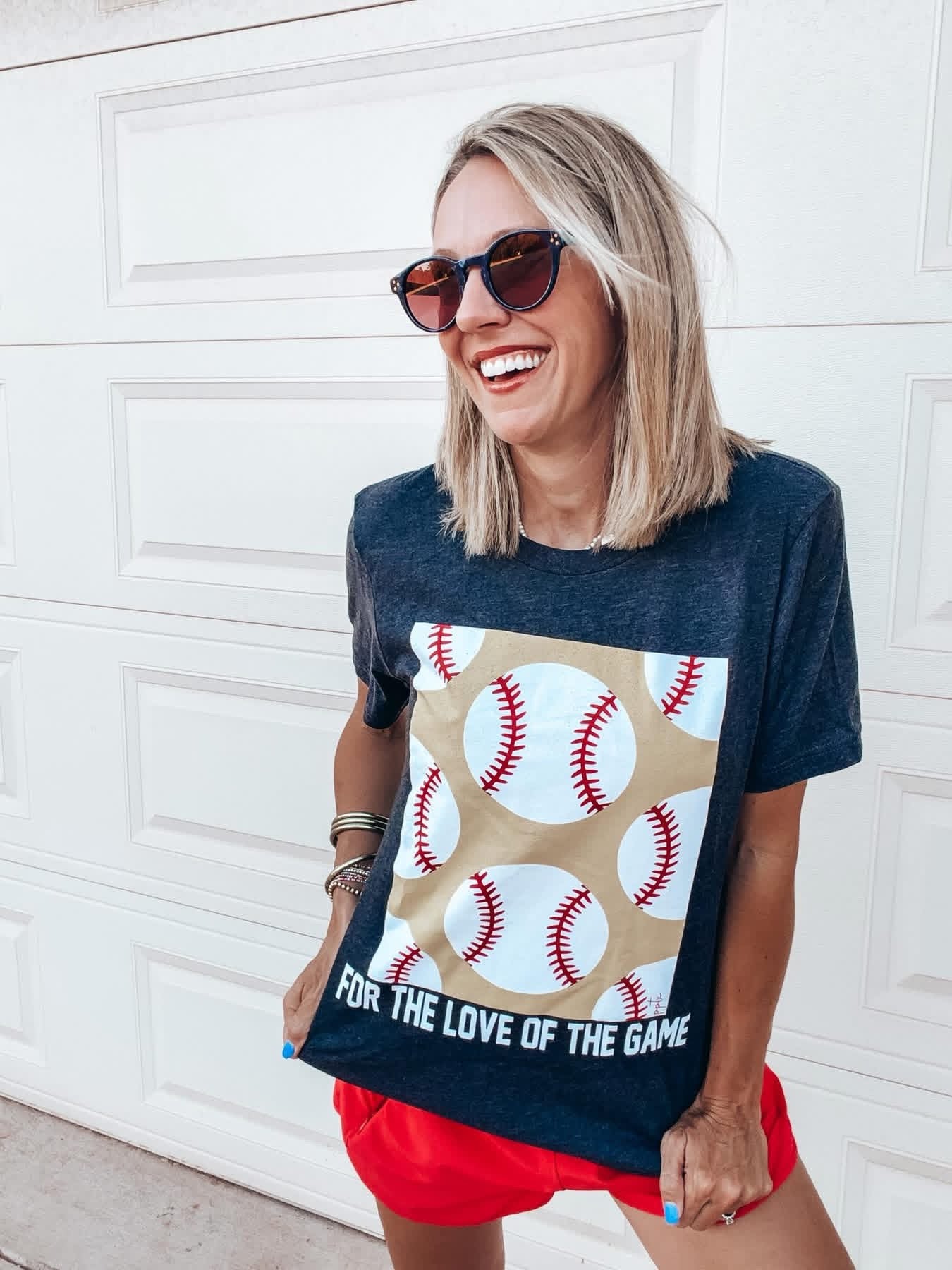 FOR THE LOVE OF THE GAME SCREEN PRINT TEE