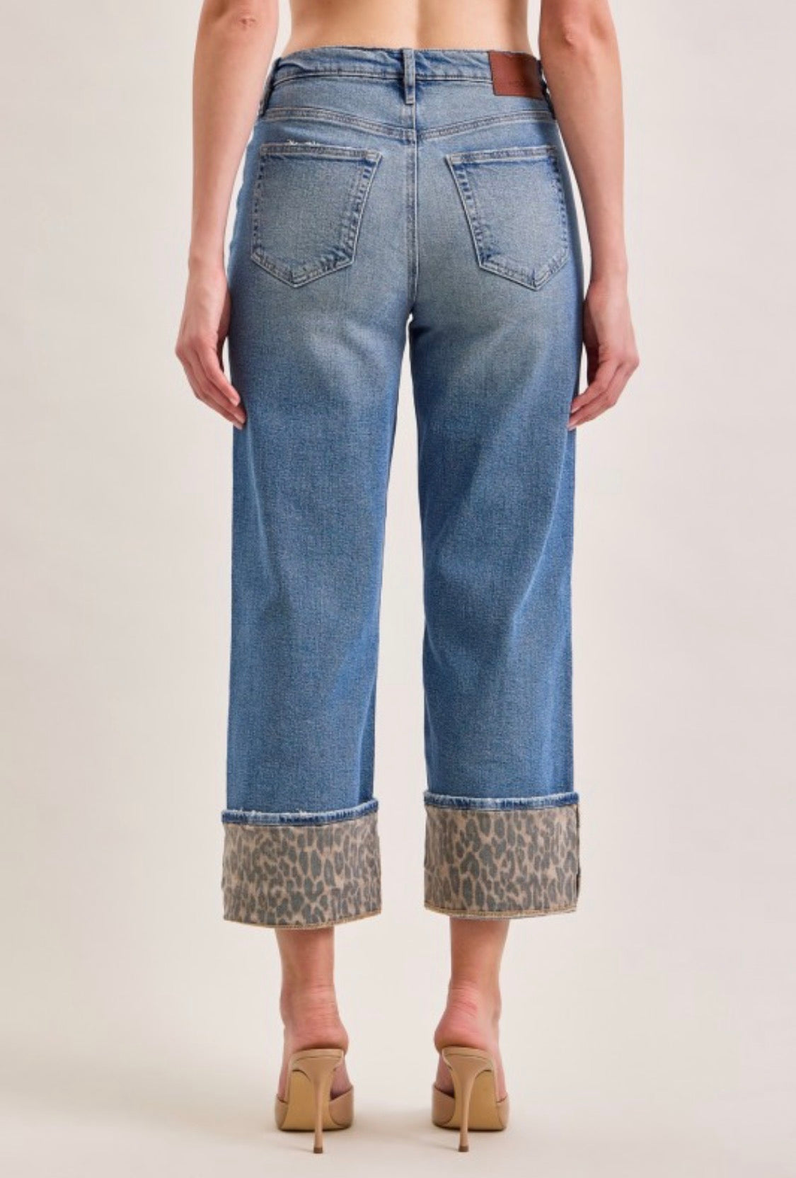 Wild Side Cuffed Dad Jean - HIDDEN