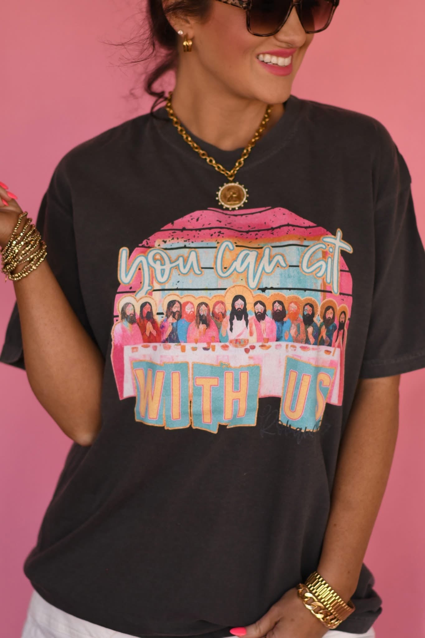 YOU CAN SIT WITH US CC TEE