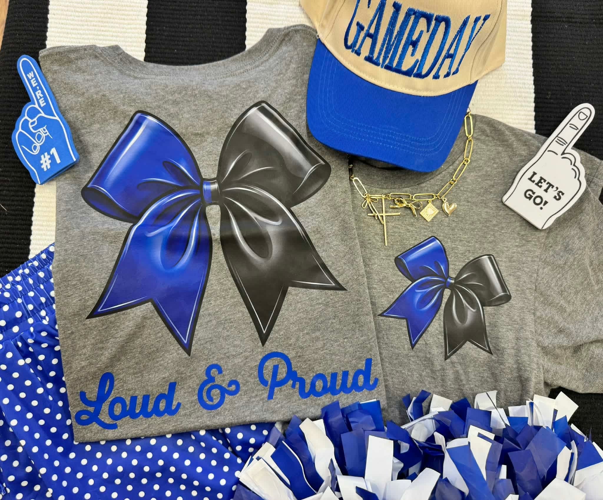 BLUE GAME DAY COLLECTION TEES