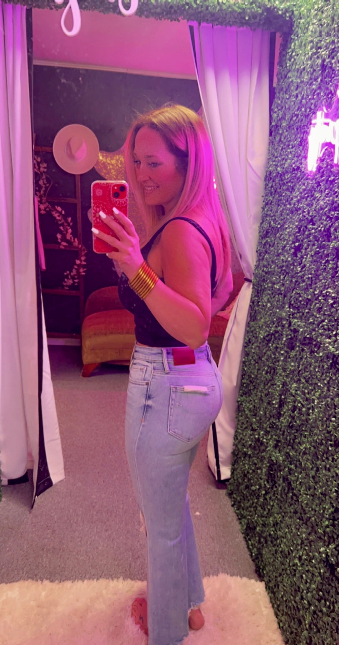 Happi High Waist Basic Cropped Jeans