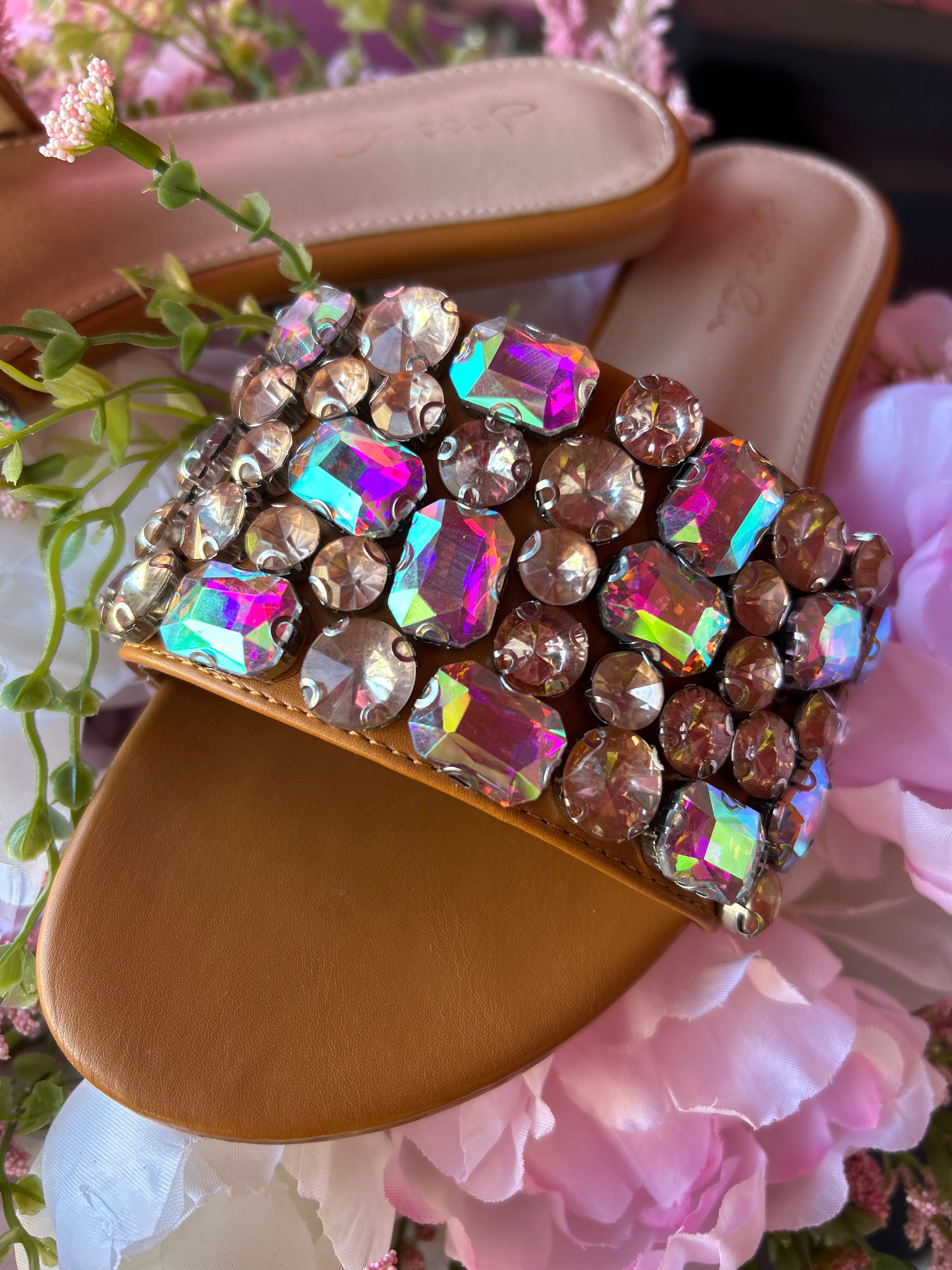 Express 2025 rhinestone sandals